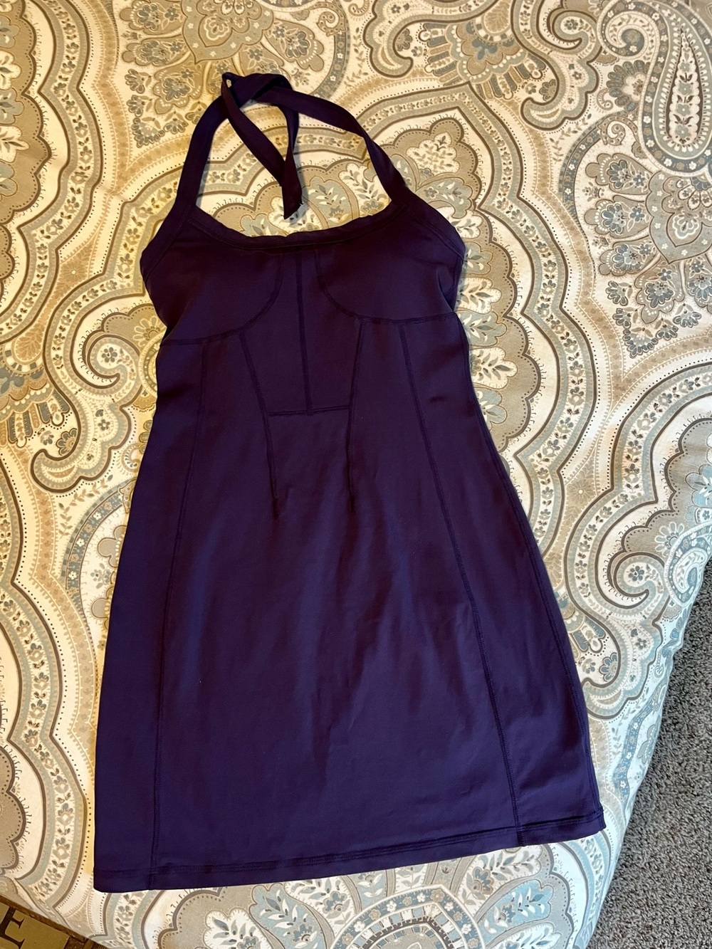 Athleta Purple Halter Dress